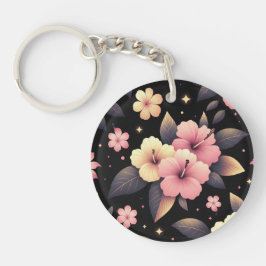 Hallo Hibiskus Schlüsselanhänger