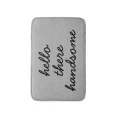 Hallo hier sehenswert rustikale, schicke Burlap-Le Badematte (Vorderseite Vertikal)