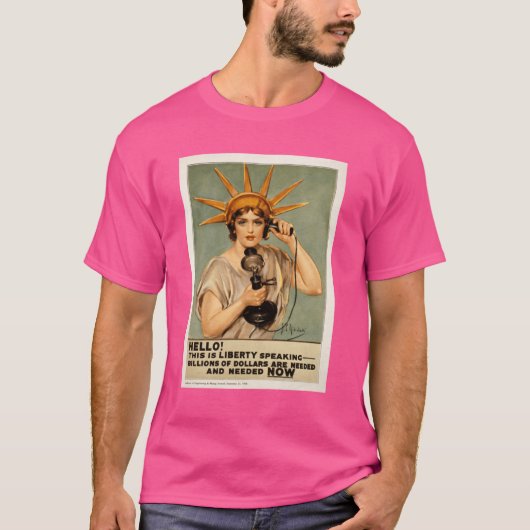 Hallo, hier spricht Liberty Active T-Shirt (Vorderseite)