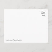 "Hallo!" Hinweis: Mandala mit rosa Wasserfarbe Postkarte (Rückseite)