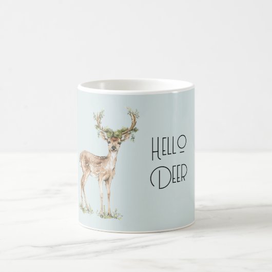 Hallo Hirsch Kaffeetasse (Mittel)