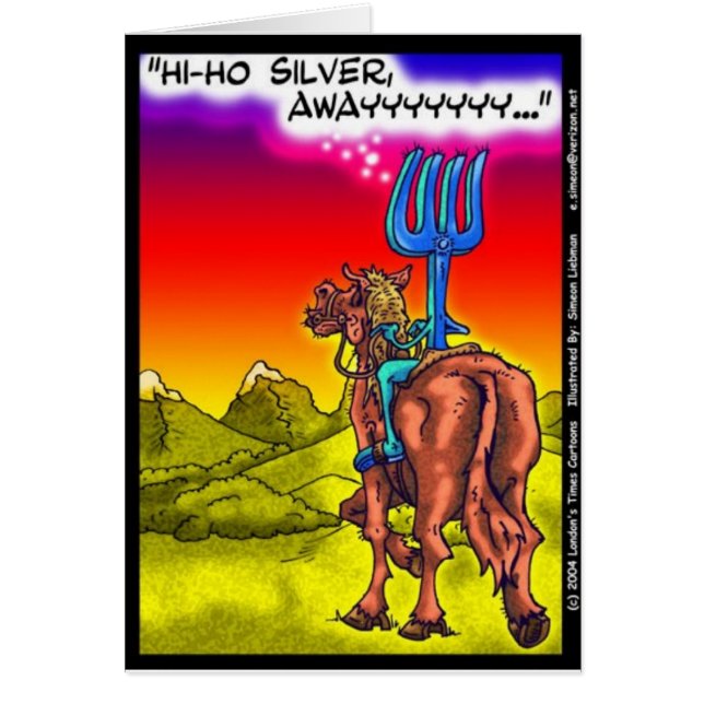 Hallo, Ho Silver? Fun Lone Ranger Parody Cartoon G (Vorne)