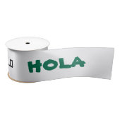 Hallo Hola Bonjour Spanisch Französisch Satin Ribb Satinband (Spule)