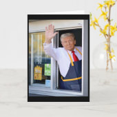 Hallo Holen Sie Ihren Burger Donald Trump Kocht Po Karte (Gelbe Blume)