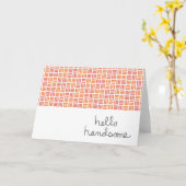 Hallo hübsche Karte (Gelbe Blume)