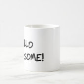 Hallo hübsche Tasse (Mittel)
