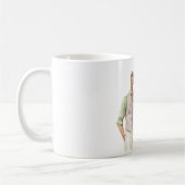Hallo hübscher Mann Lavendelblumen Kaffeetasse (Links)