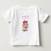 Hallo Hug Hamster Baby T-shirt (Rückseite)