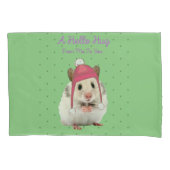 Hallo Hug Hamster Kissenbezug (Vorderseite)