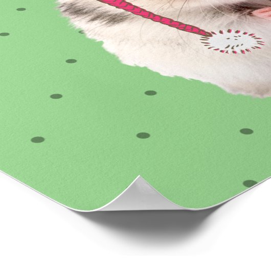 Hallo Hug Hamster Poster (Ecke)