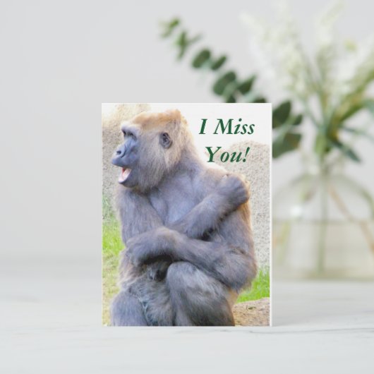 Hallo Hug_ Postkarte (Stehend Vorderseite)