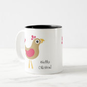 Hallo Huhn! Tasse (Vorderseite Links)