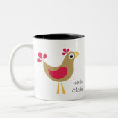 Hallo Huhn! Tasse (Links)