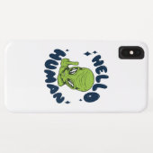 Hallo humane lustige Alien Case-Mate iPhone Hülle (Rückseite (Horizontal))