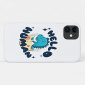 Hallo humorige Dinosaurier Case-Mate iPhone Hülle (Rückseite (Horizontal))