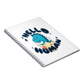 Hallo humorige Dinosaurier Notizblock (Rechte Seite)