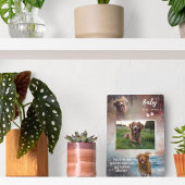 Hallo-Hundegedanken für Rust & Navy-Paws-Favoriten Fotoplatte