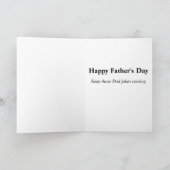 Hallo Hunger, ich bin Vater Vatertag Karte (Innenseite)