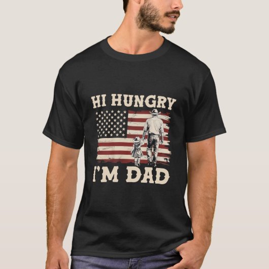 Hallo Hungrig ich bin Papa T-Shirt (Vorderseite)