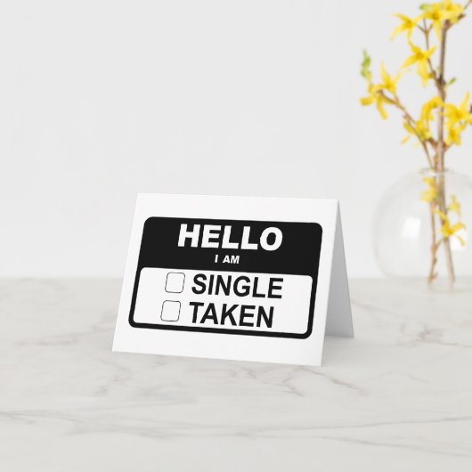 Hallo i am karte (Gelbe Blume)