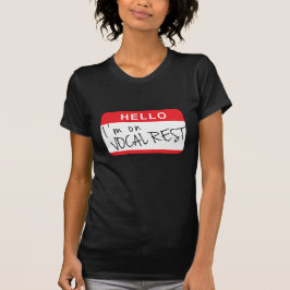 "Hallo. Ich bin auf vernehmbarer Erholung. " T-Shirt