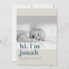 Hallo, ich bin Baby Einladung