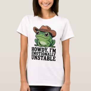 Hallo, ich bin das emotional instabile Frosch-Shir T-Shirt