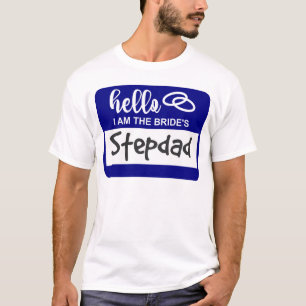Hallo, ich bin das Stepdad Wedding Name Abzeichen T-Shirt