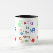 Hallo, ich bin der Messy - Paint Handprints Tasse (Zentrum)