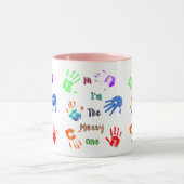 Hallo, ich bin der Messy - Paint Handprints Tasse (Zentrum)