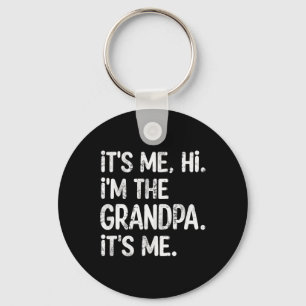 Hallo, ich bin der Opa, der ich Vater, der Gran Schlüsselanhänger