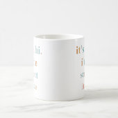Hallo, ich bin der Schüler, ich bin Schüler, ich b Kaffeetasse (Mittel)