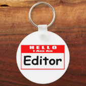 Hallo, ich bin ein Editor ... Nametag Schlüsselanhänger (Vorderseite)