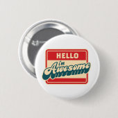 Hallo, ich bin ein fantastischer Button (Vorne & Hinten)