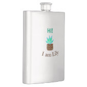 Hallo Ich bin Lily cactus succulent hinzufügen Nam Flachmann (Rechts)