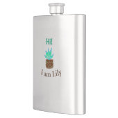 Hallo Ich bin Lily cactus succulent hinzufügen Nam Flachmann (Links)