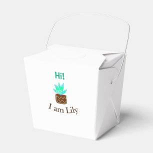 Hallo Ich bin Lily cactus succulent hinzufügen Nam Geschenkschachtel
