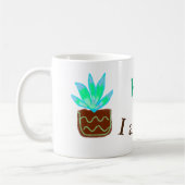 Hallo Ich bin Lily cactus succulent hinzufügen Nam Kaffeetasse (Links)