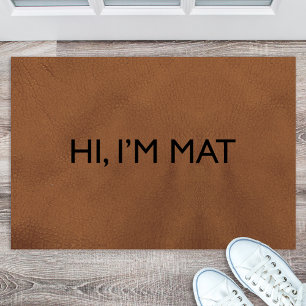 Hallo, ich bin Mat Funny Doormat Fußmatte