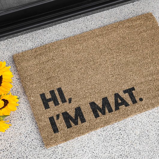 Hallo, ich bin Mat Fußmatte