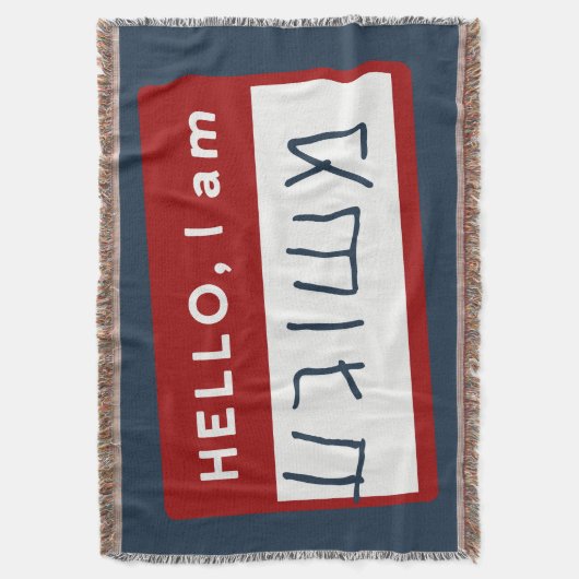 Hallo, ich bin Meshuggeh (jüdischer jüdischer Spaß Decke (Vorderseite Vertikal)