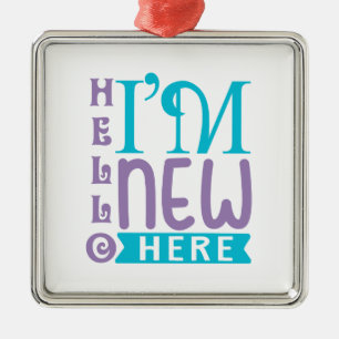 Hallo, ich bin neu hier ornament aus metall
