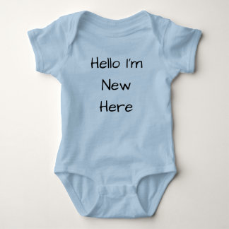 Hallo, ich bin neu hier Romper Baby Strampler