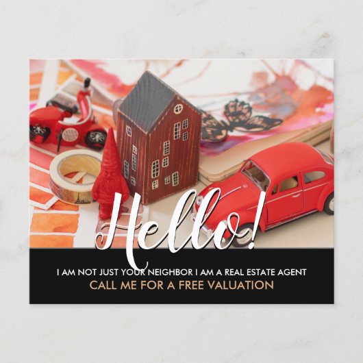 Hallo, ich bin nicht dein Nachbar echter Anwesen A Flyer (Vorne)