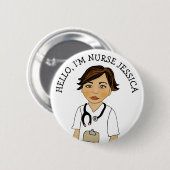 Hallo, ich bin Nurse Add Button (Vorne & Hinten)