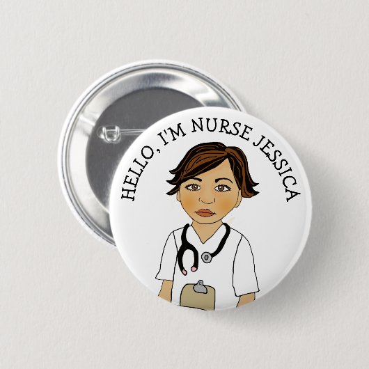 Hallo, ich bin Nurse Add Button (Vorne & Hinten)
