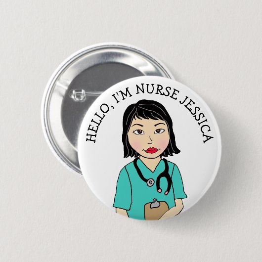 Hallo, ich bin Nurse Add Button (Vorne & Hinten)