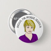 Hallo, ich bin Nurse Add Button (Vorne & Hinten)