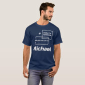 Hallo, ich bin Phantastisch Michael Funny Name Mic T-Shirt (Vorne ganz)