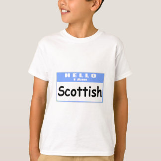 Hallo, ich bin Schottisch ... Nametag T-Shirt